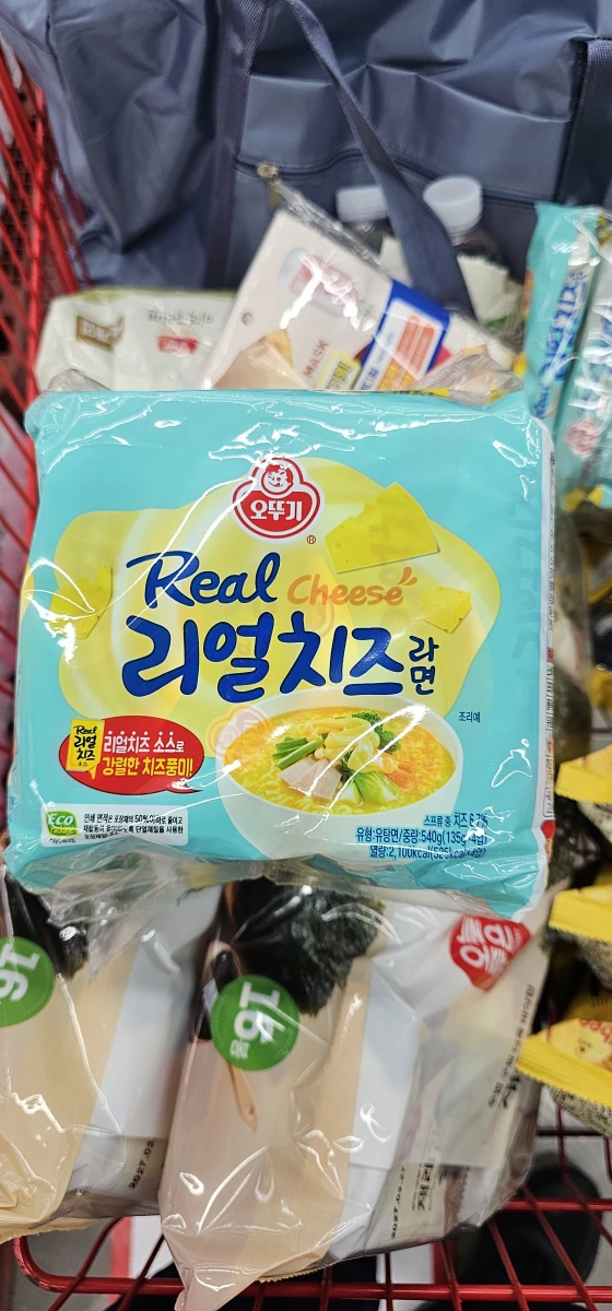 不倒翁 Real Cheese 泡麵 (Ottogi Real Cheese Ramen)