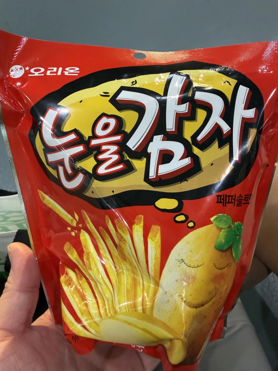 Orion好麗友閉眼馬鈴薯條黑胡椒鹽味