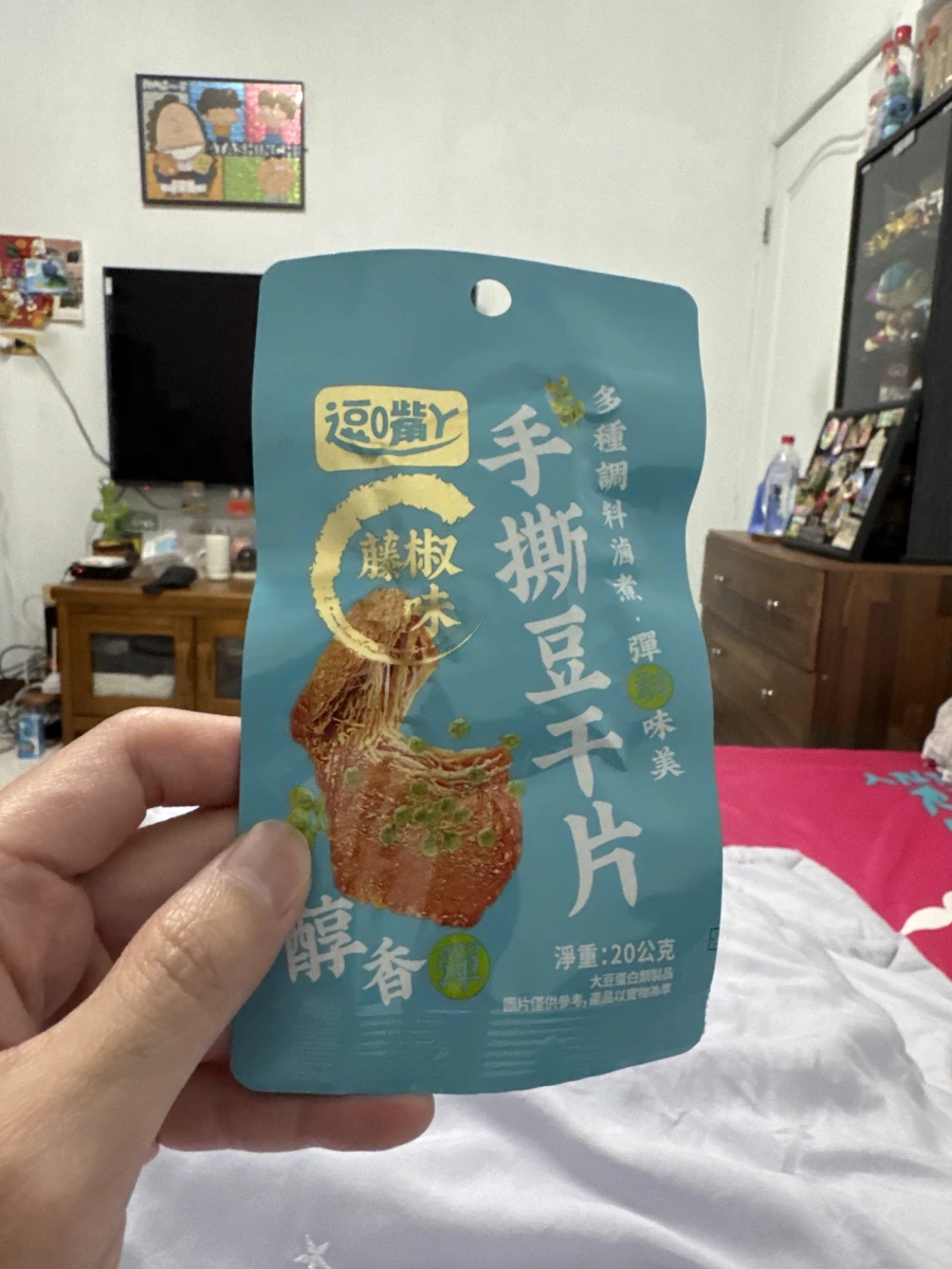 逗嘴丫手撕豆干片（藤椒味）