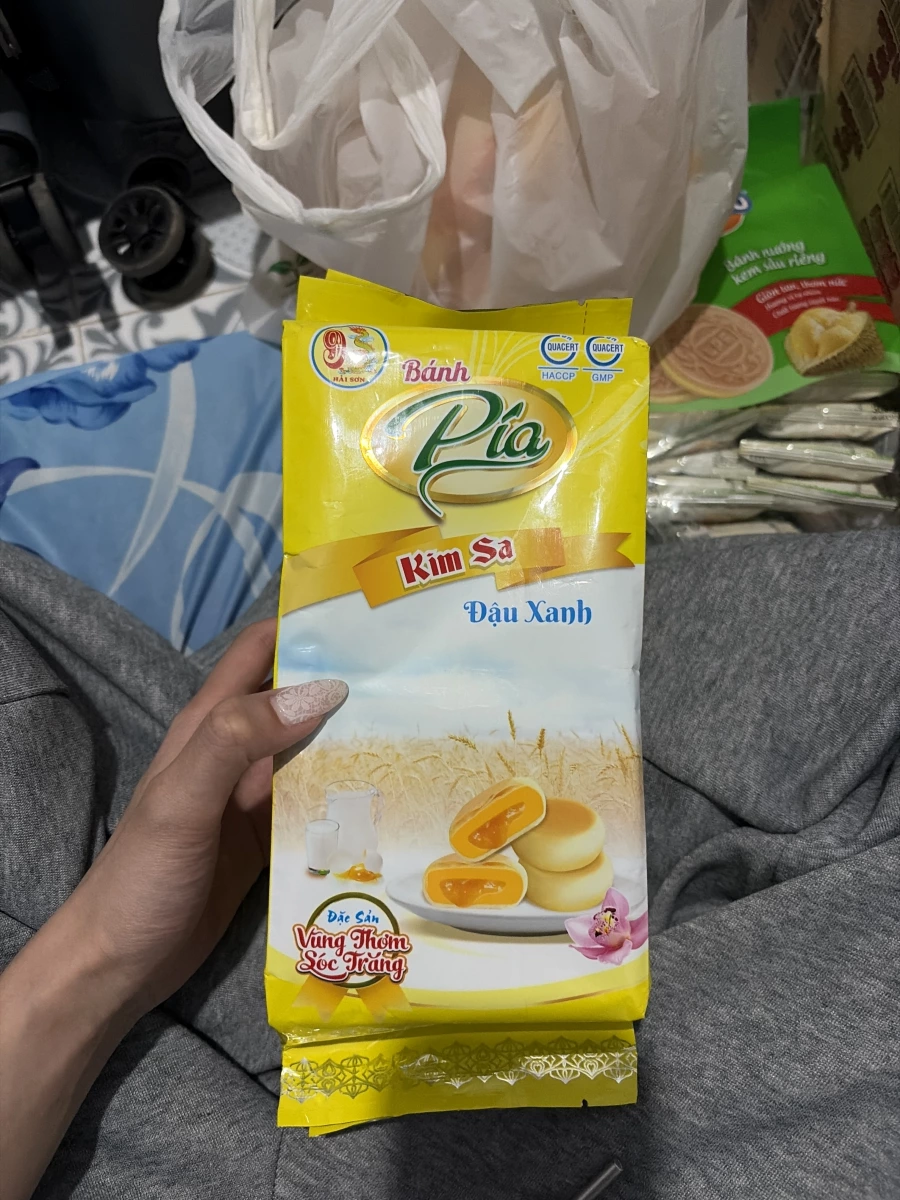 Hải Sơn Bánh Pía Kim Sa Đậu Xanh 越南金沙綠豆朥餅