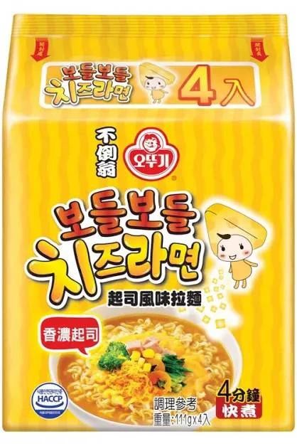 不倒翁起司風味拉麵 (Ottogi Cheese Ramen)