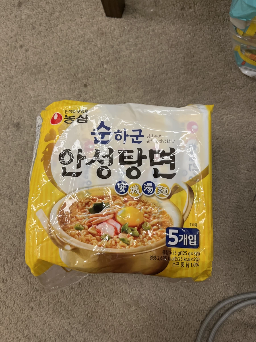農心溫和雞肉口味安城湯麵