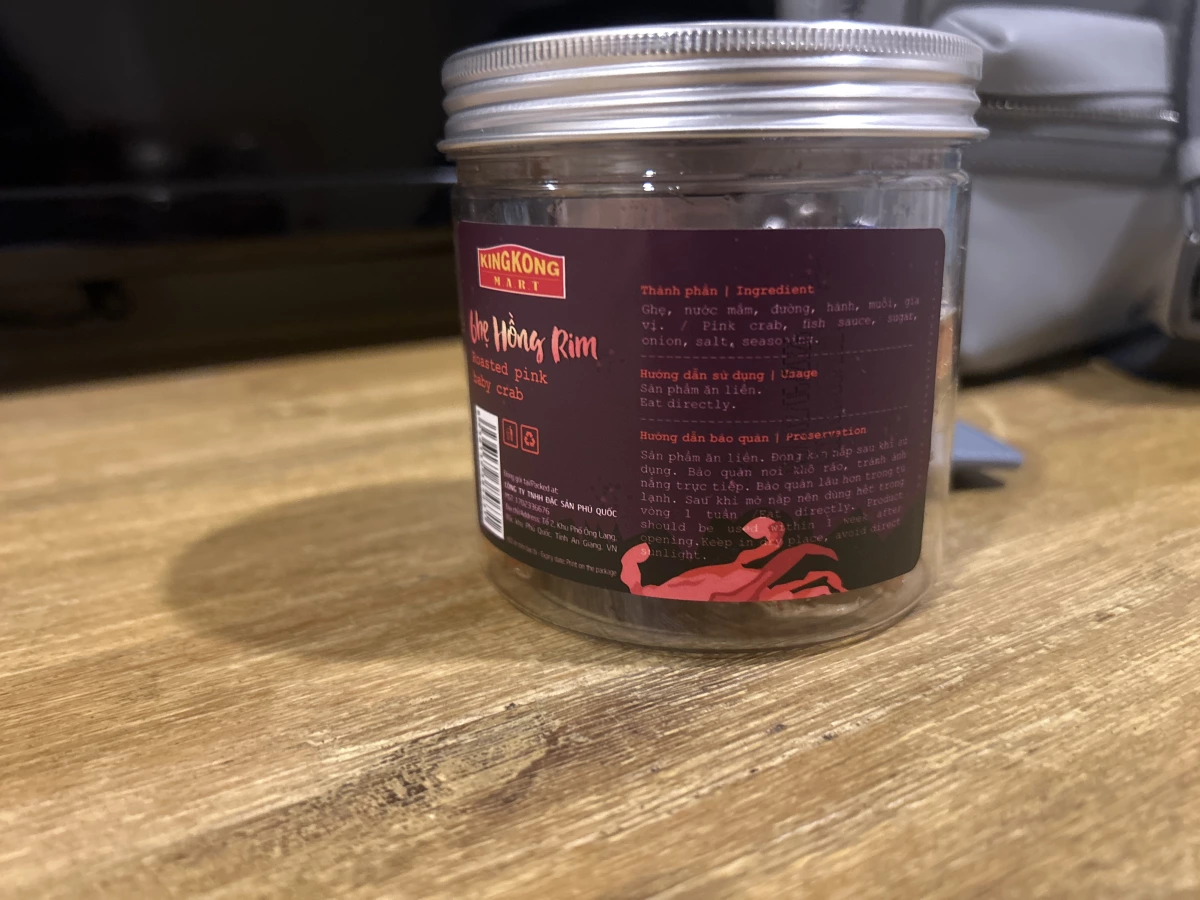 越南 KINGKONG MART 烤小螃蟹 (Ghẹ Hồng Rim)