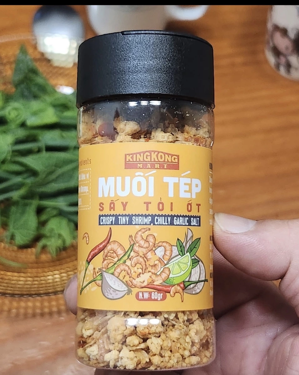 KINGKONG M.A.R.T 越南蒜辣蝦鹽 (Muối Tép Sấy Tỏi Ớt)