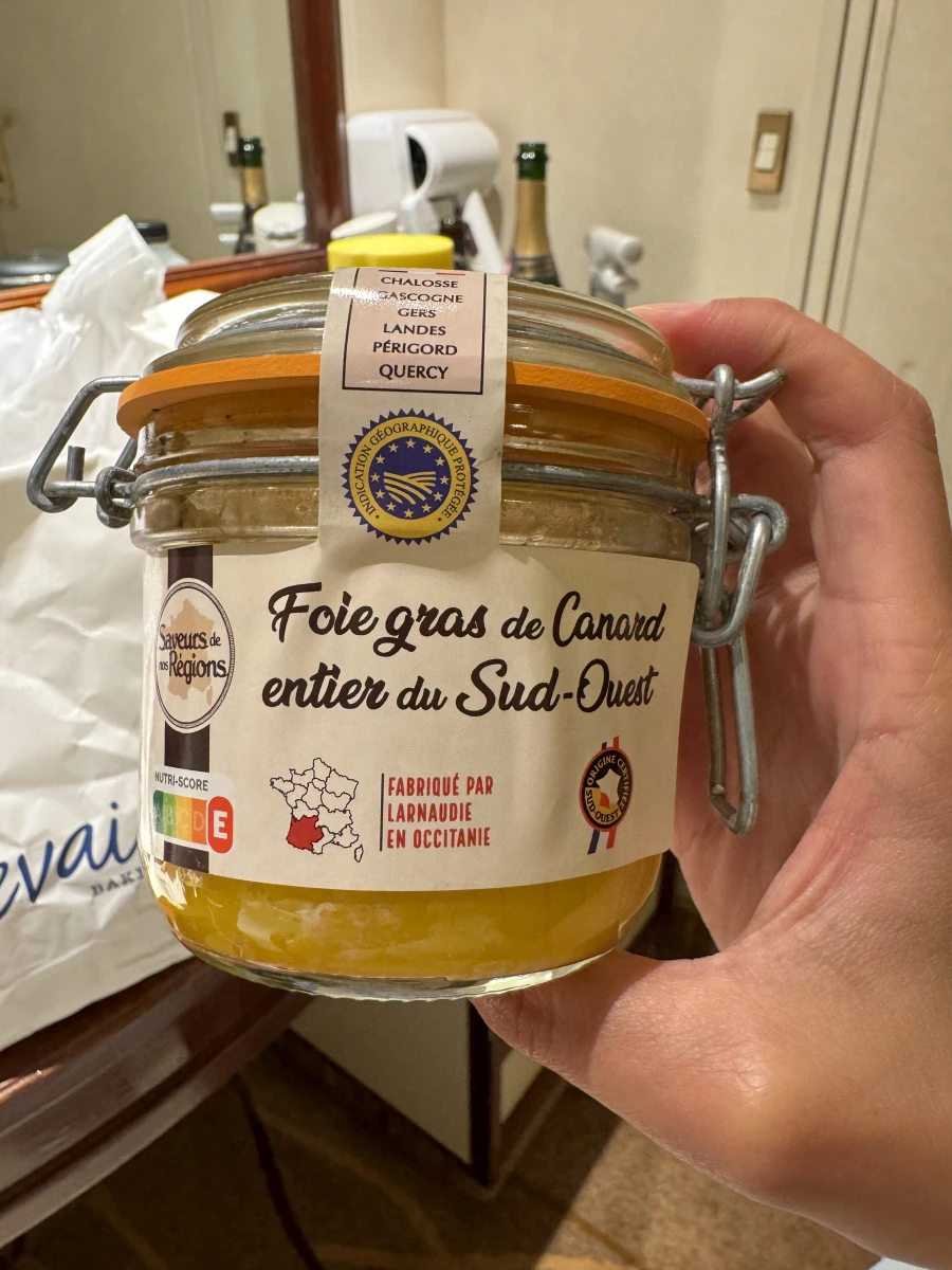 法國西南部整塊鴨肝醬罐頭 (Foie Gras de Canard)