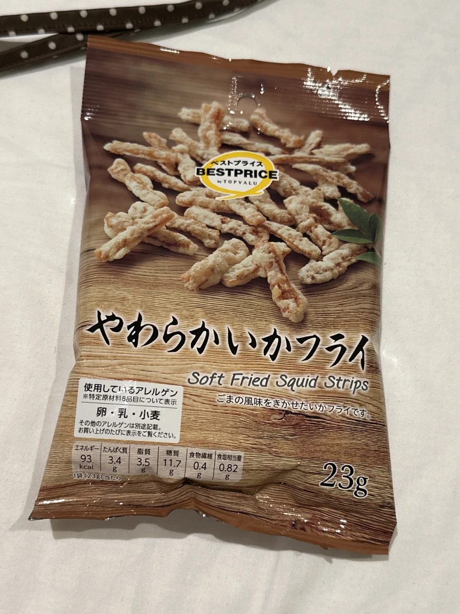 TOPVALU 軟炸魷魚條 (やわらかいかフライ)