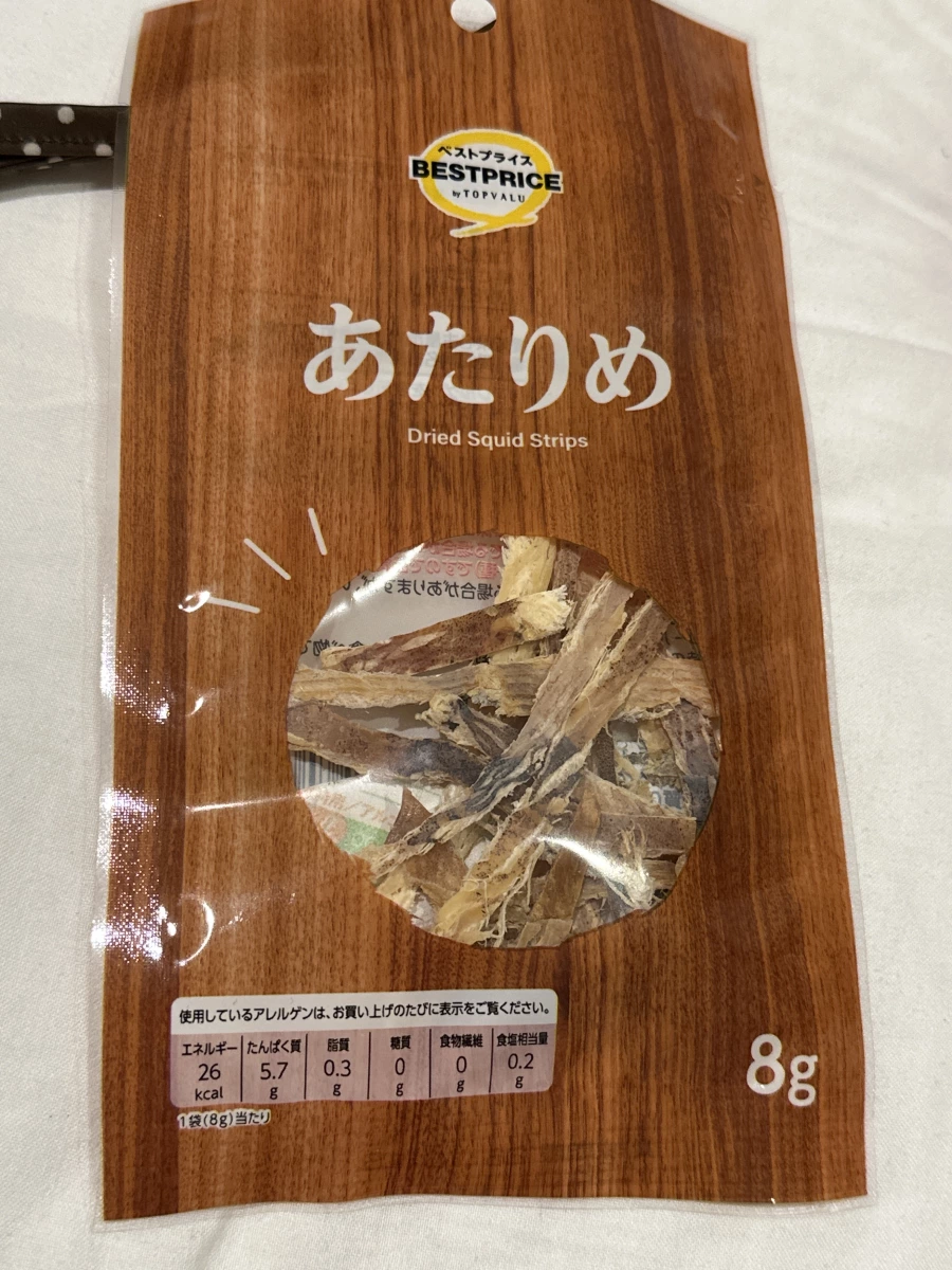 TOPVALU BESTPRICE 烤魷魚絲 (あたりめ)