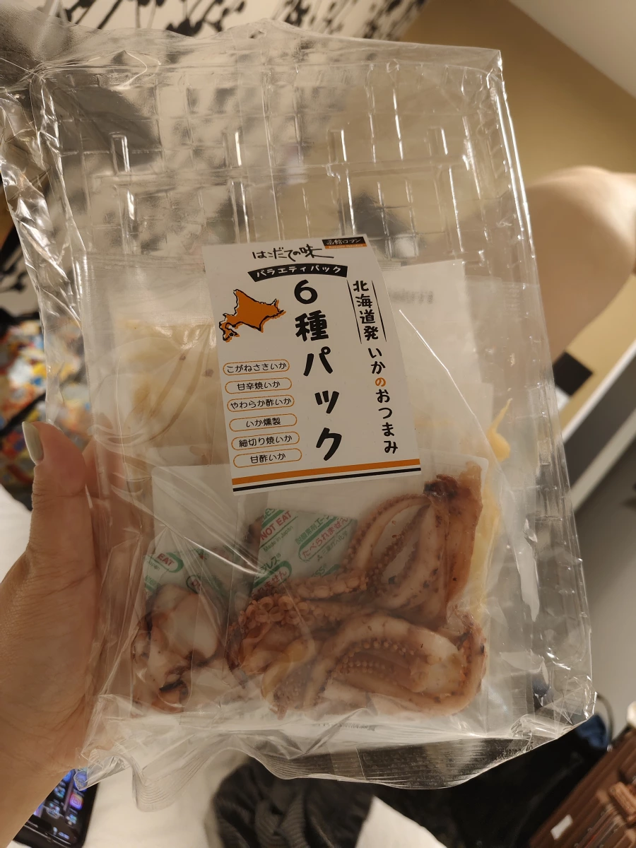 北海道發魷魚下酒菜6種組合