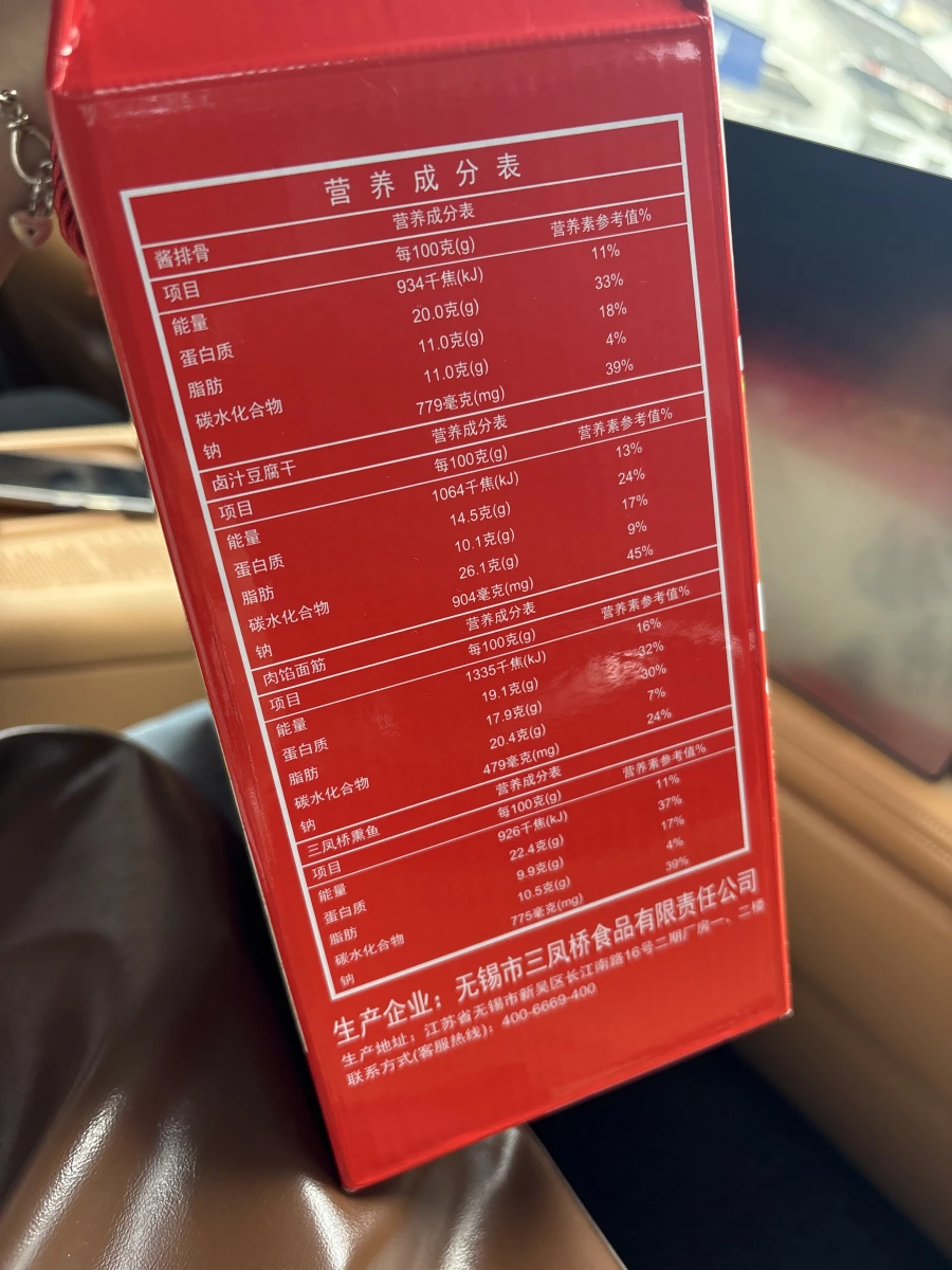 三鳳橋醬排骨禮盒（含醬排骨、肉餡面筋等）