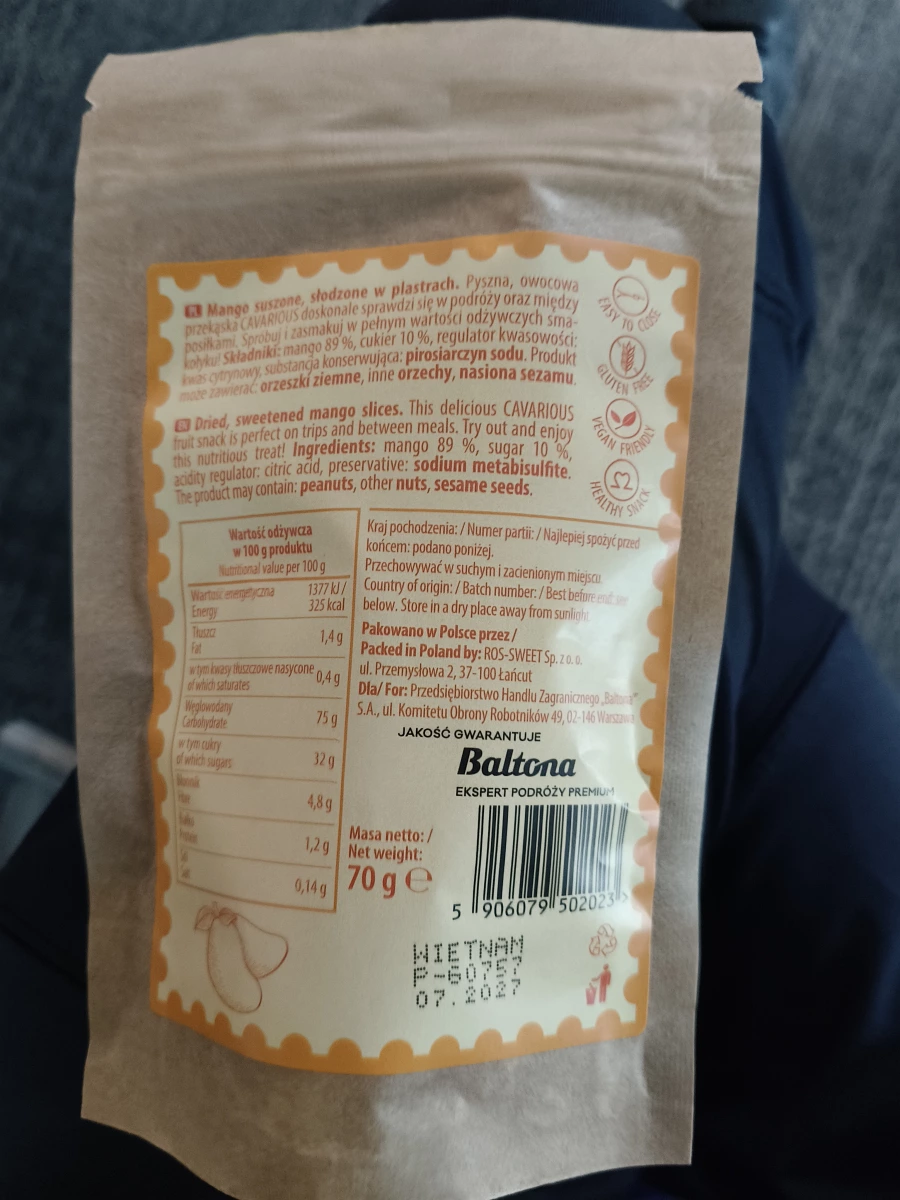 CAVARIOUS 芒果乾 (Dried Mango Slices)