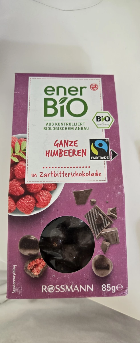 enerBiO 黑巧克力裹冷凍乾燥覆盆子