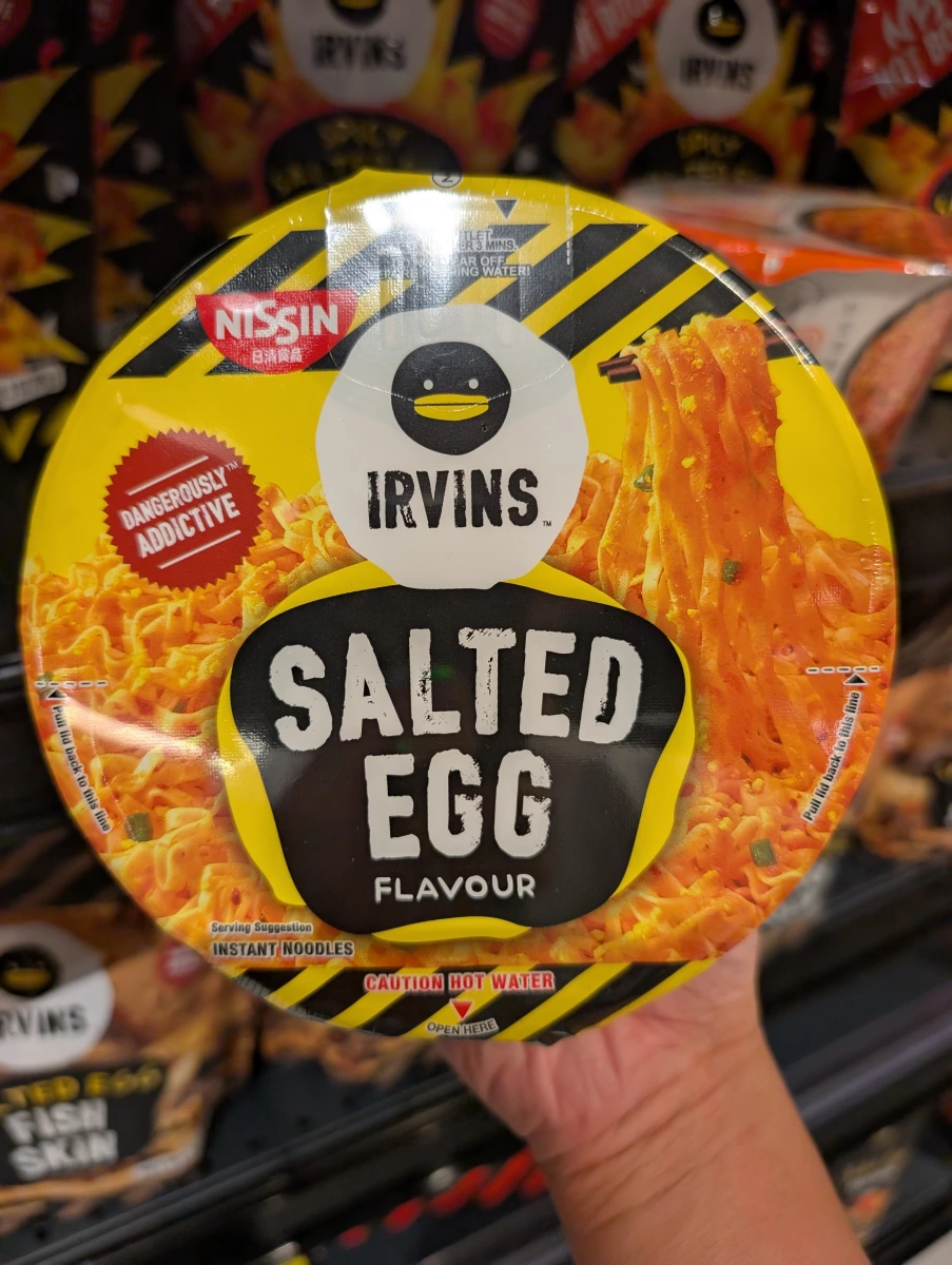 日清 IRVINS 鹹蛋黃風味泡麵