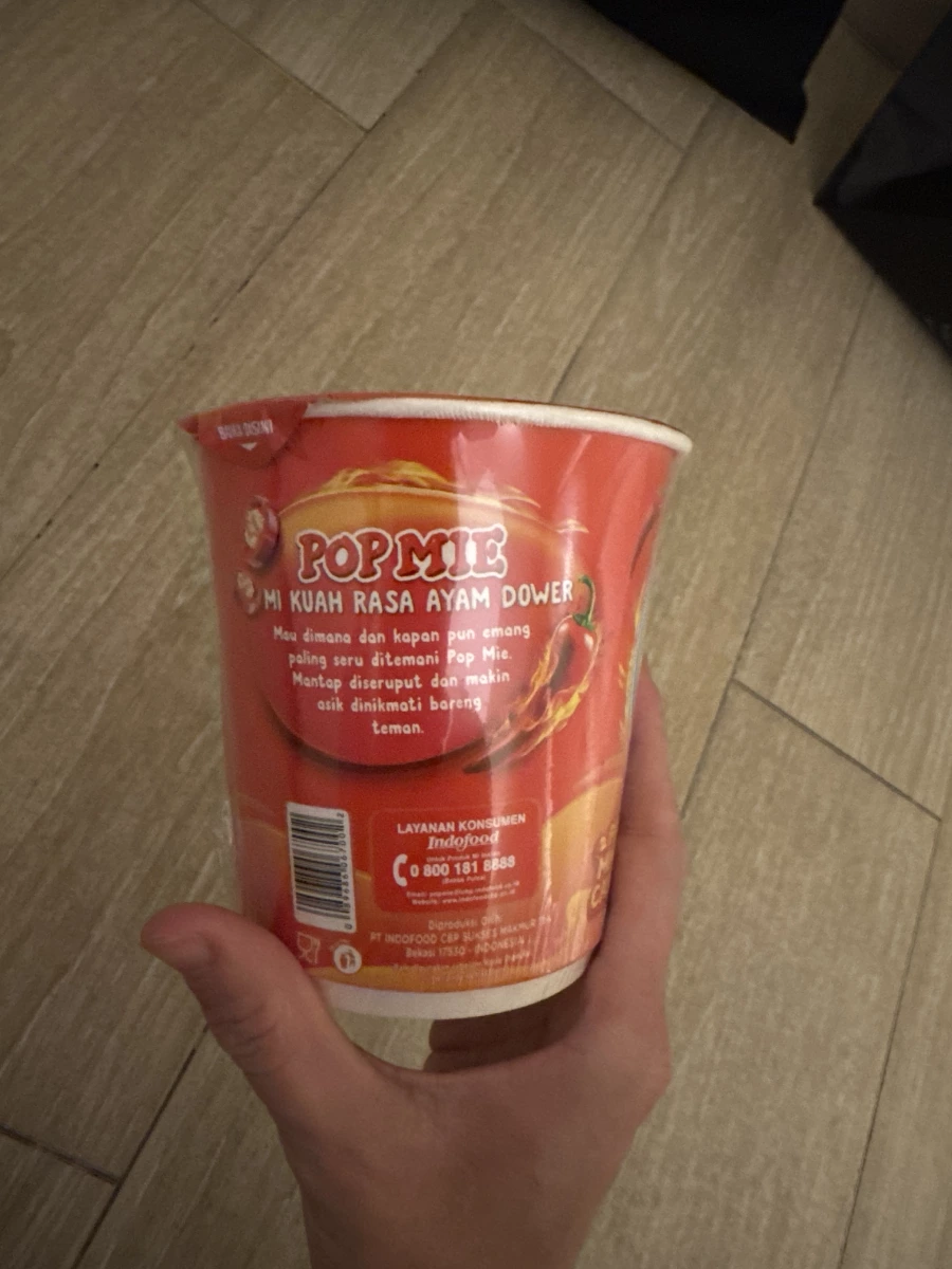 營多Pop Mie辣雞風味杯麵