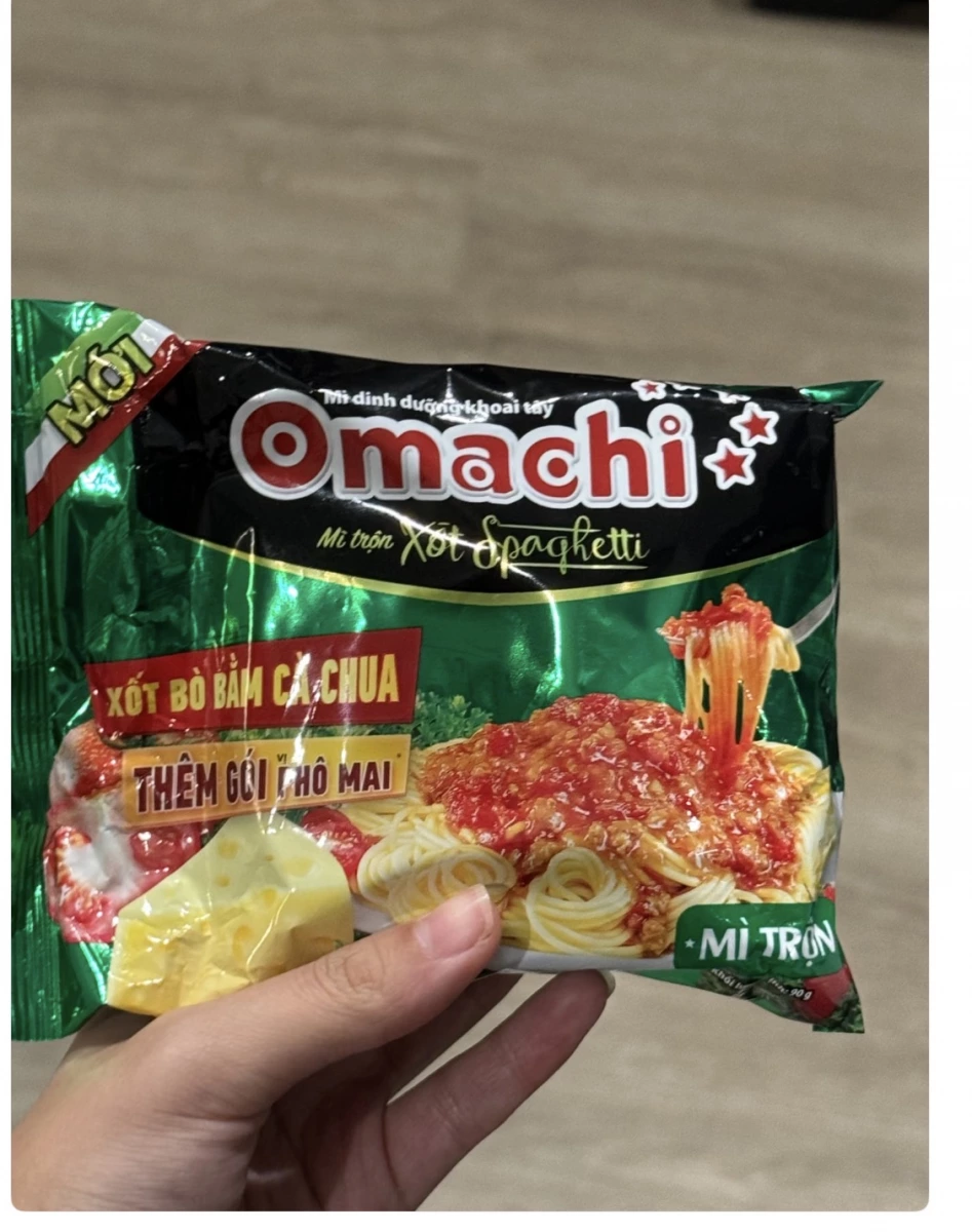 Omachi 義大利麵風味泡麵 (番茄肉醬味)