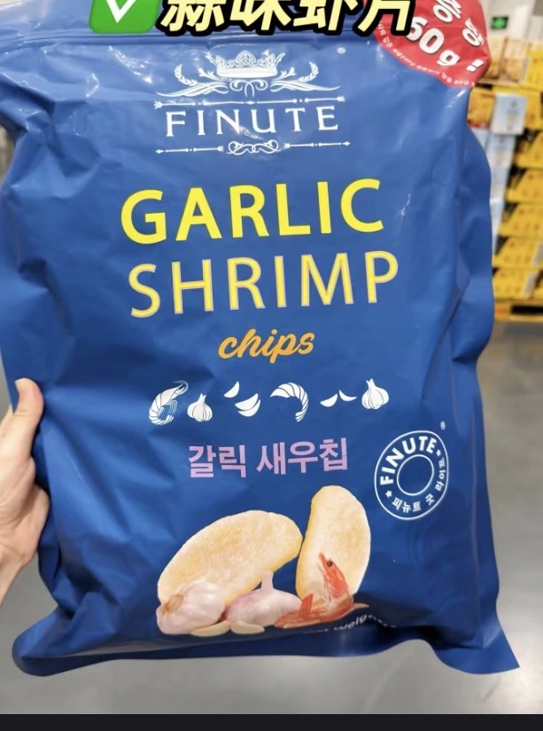 FINUTE 蒜味蝦片