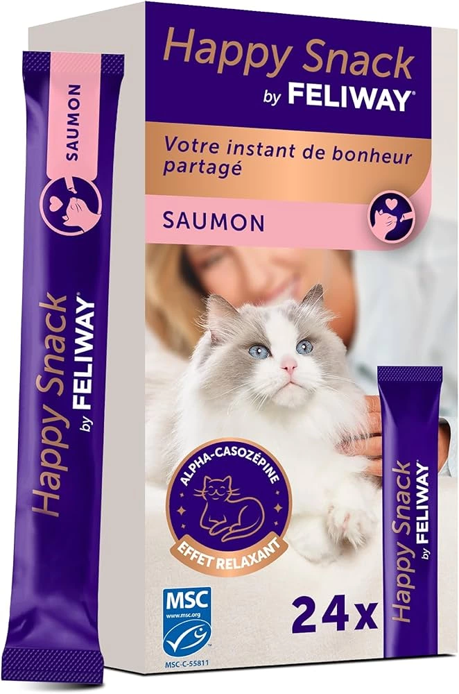 FELIWAY Happy Snack 貓咪放鬆肉泥 (鮭魚口味)