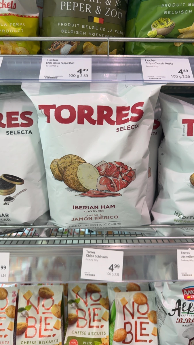 TORRES 伊比利火腿風味洋芋片
