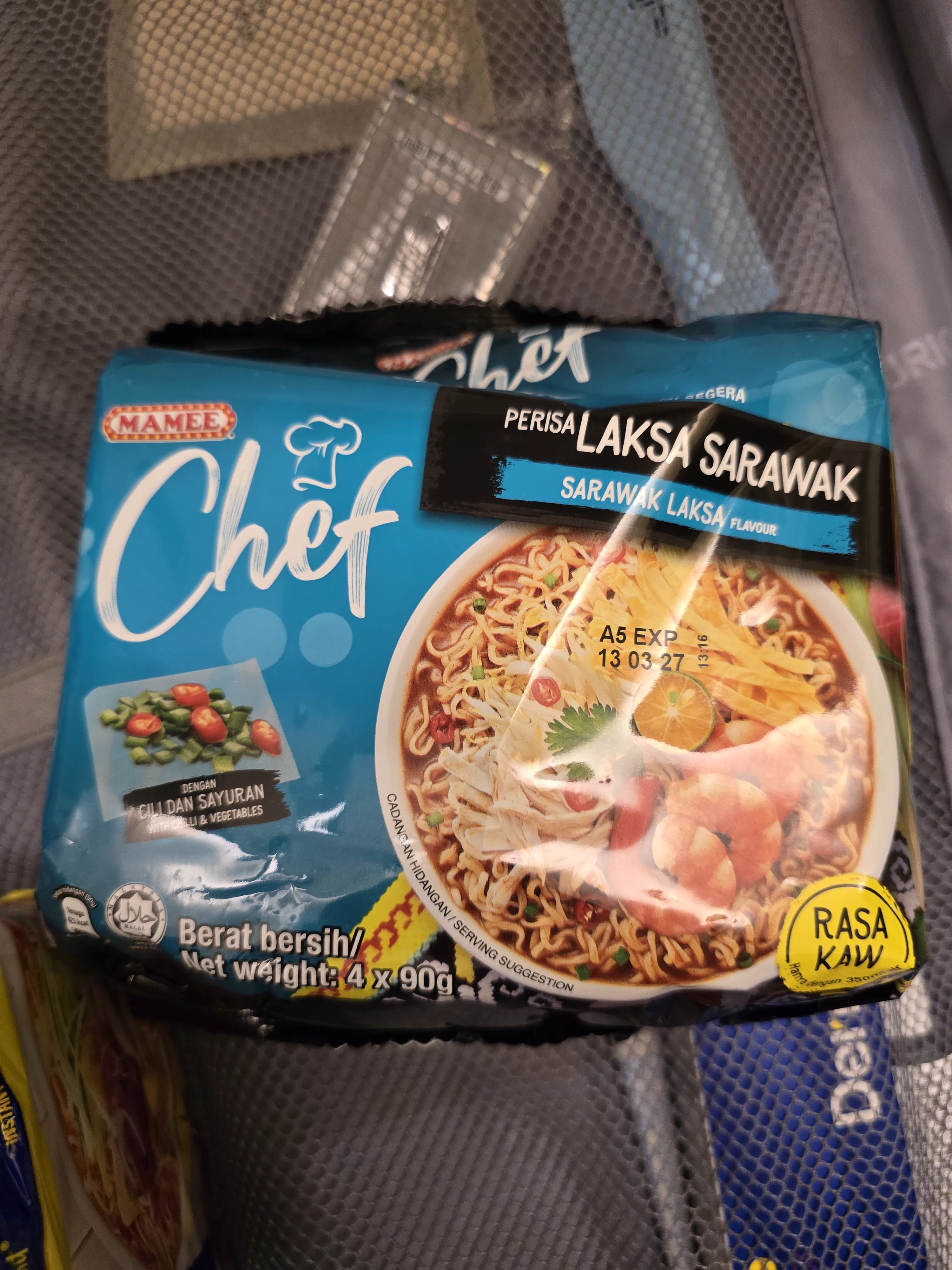 Mamee Chef 砂拉越叻沙風味泡麵 (Sarawak Laksa)