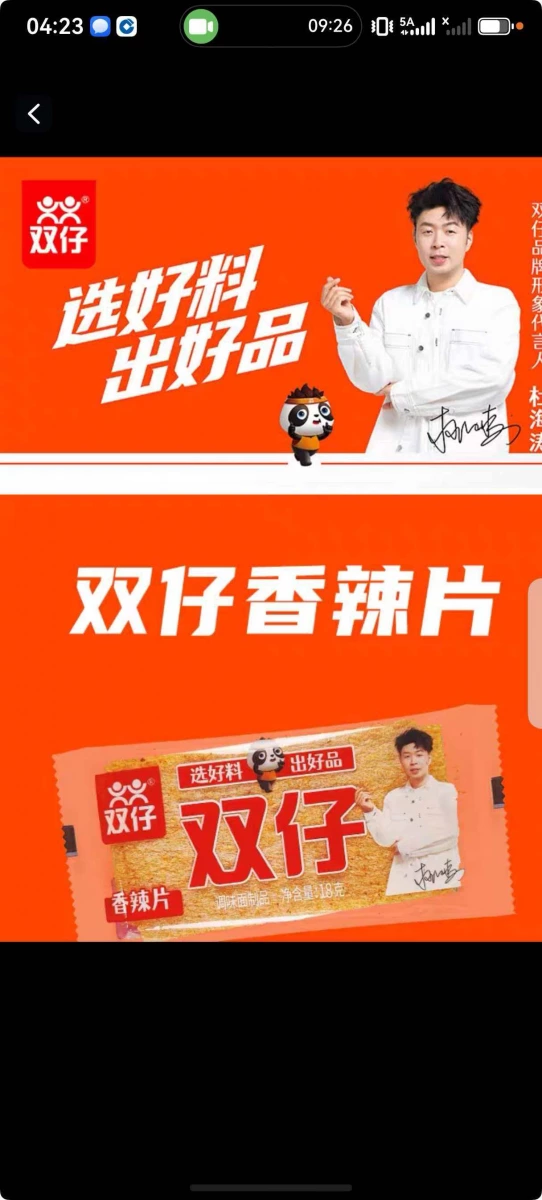 雙仔香辣片