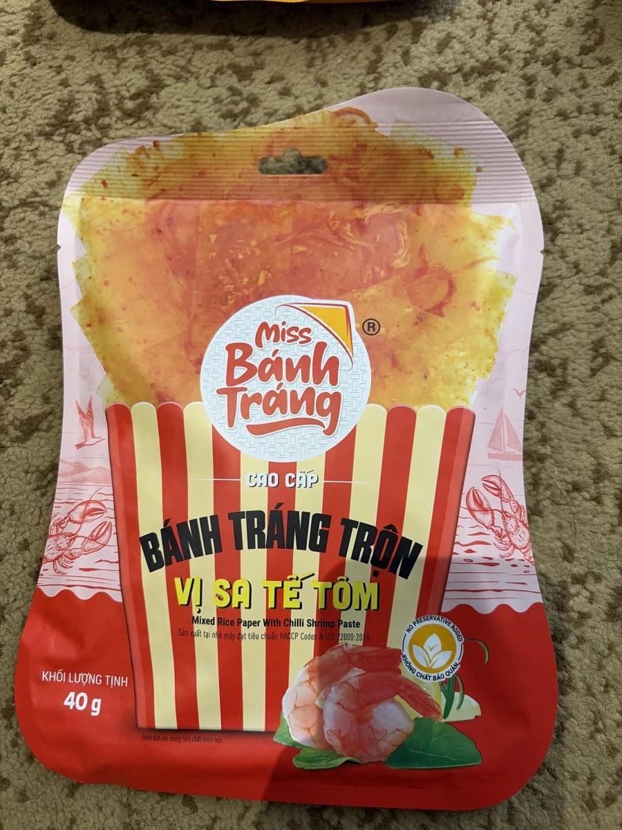 Miss Bánh Tráng 蝦味沙爹拌米紙
