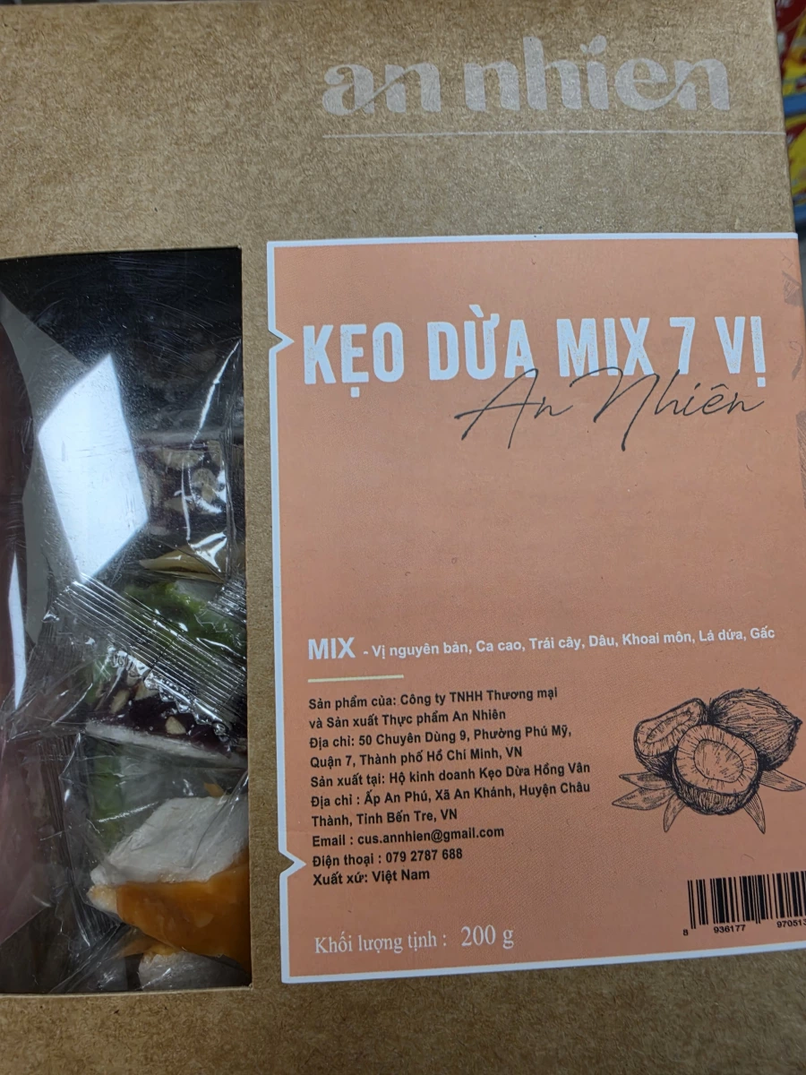 An Nhiên 越南混合口味椰子糖
