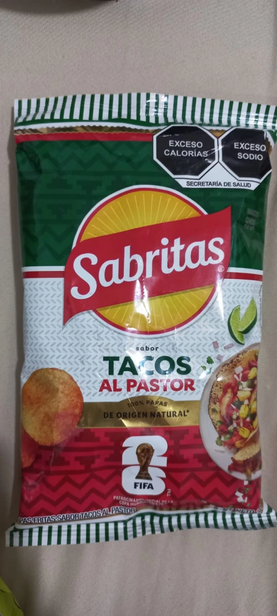 Sabritas 墨式烤肉風味洋芋片 (Tacos al Pastor)