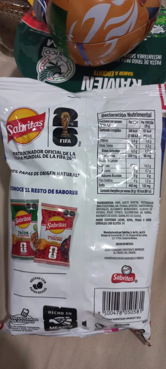 Sabritas 美式牛胸肉風味洋芋片