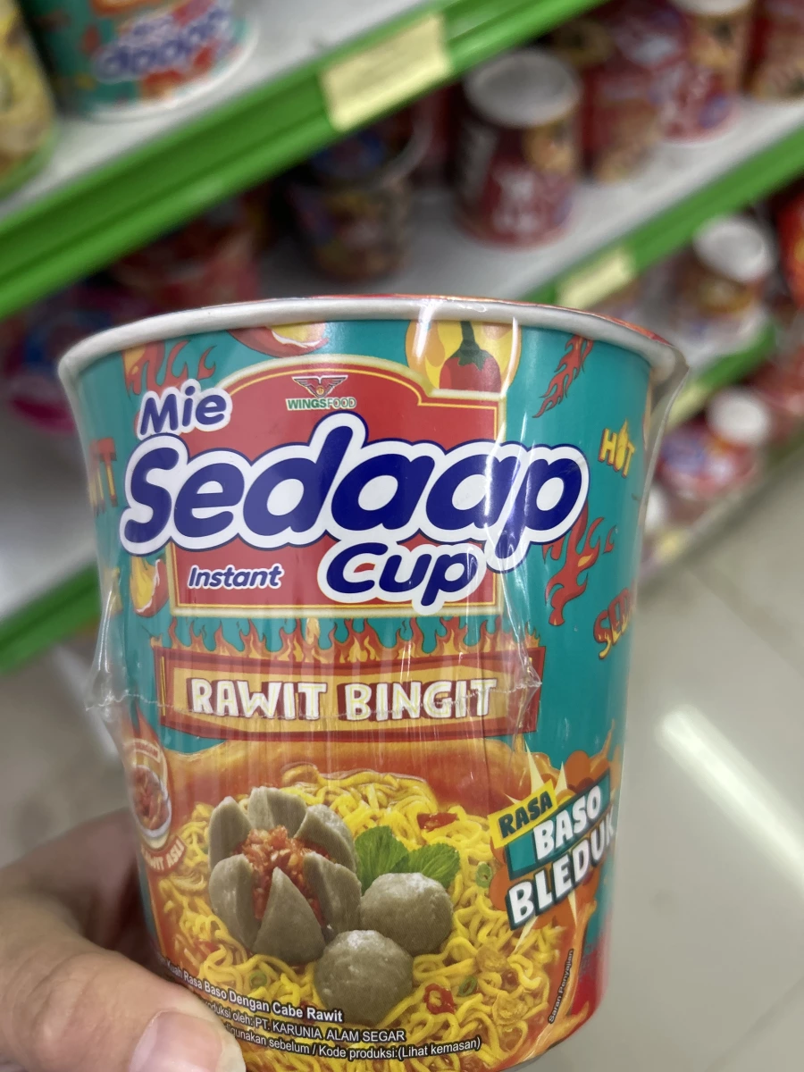 Mie Sedaap Cup 爆炸貢丸風味泡麵