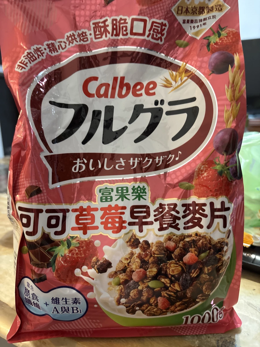 Calbee 富果樂 可可草莓早餐麥片