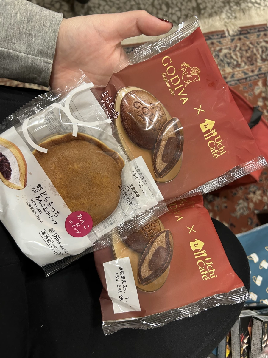 Lawson Uchi Café 紅豆鮮奶油銅鑼燒、Lawson Uchi Café x GODIVA 巧克力銅鑼燒