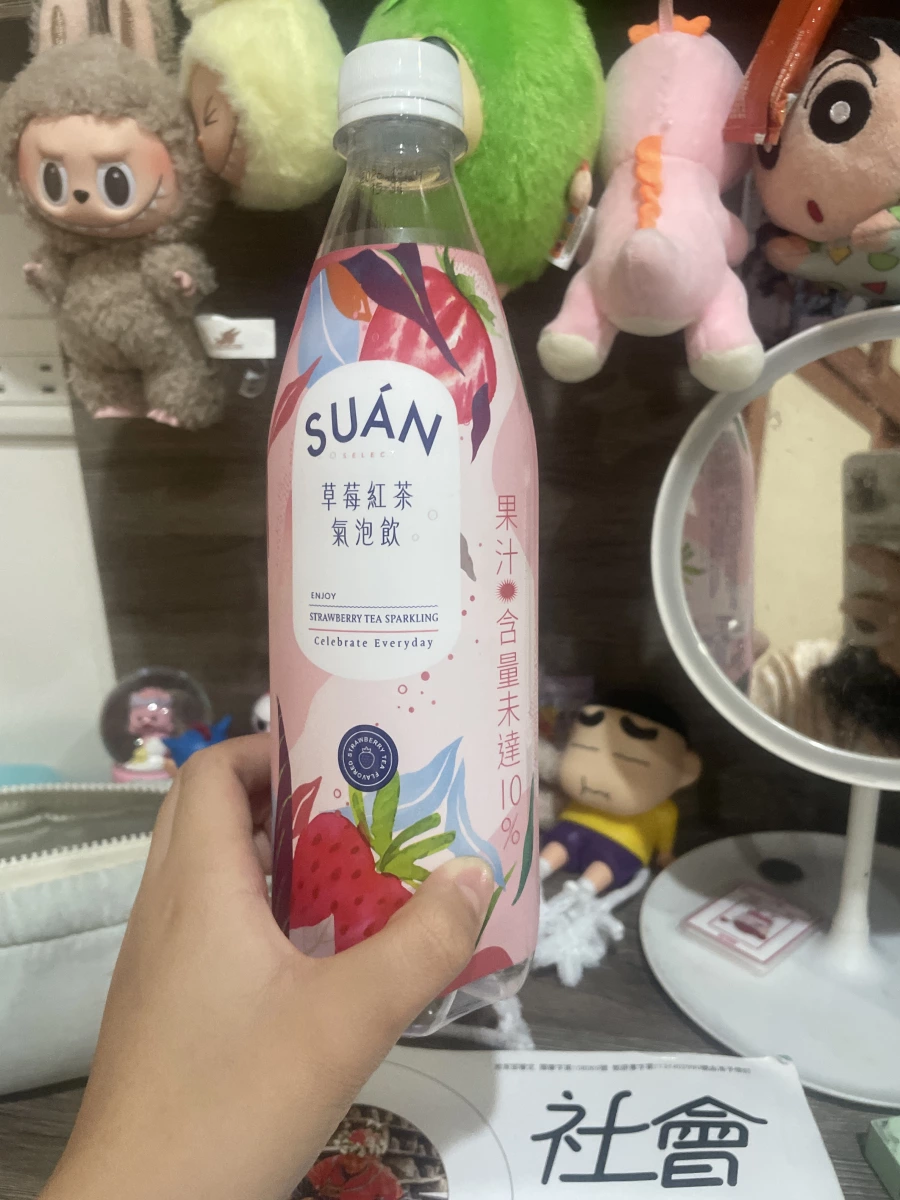 SUÁN 草莓紅茶氣泡飲