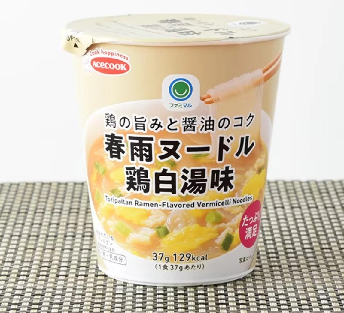 Acecook 雞白湯味春雨杯麵