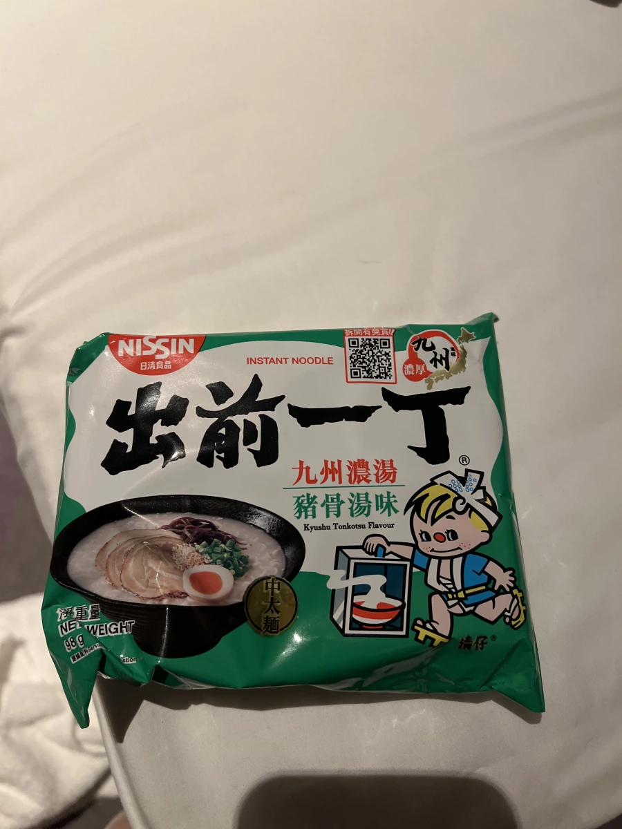 日清出前一丁九州濃湯豬骨湯味泡麵