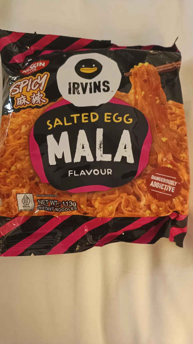 IRVINS 鹹蛋黃麻辣風味泡麵