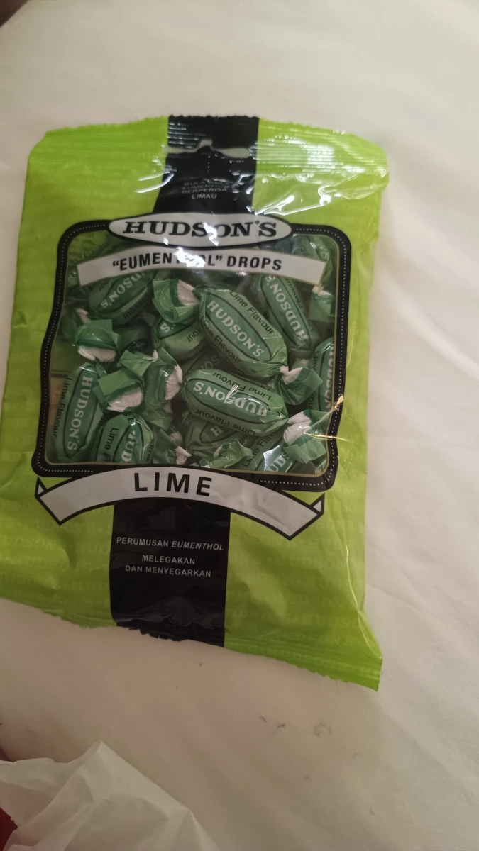 HUDSON'S 經典青檸薄荷糖 (EUMENTHOL DROPS LIME)