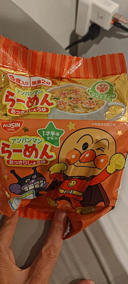 日清麵包超人醬油風味麵