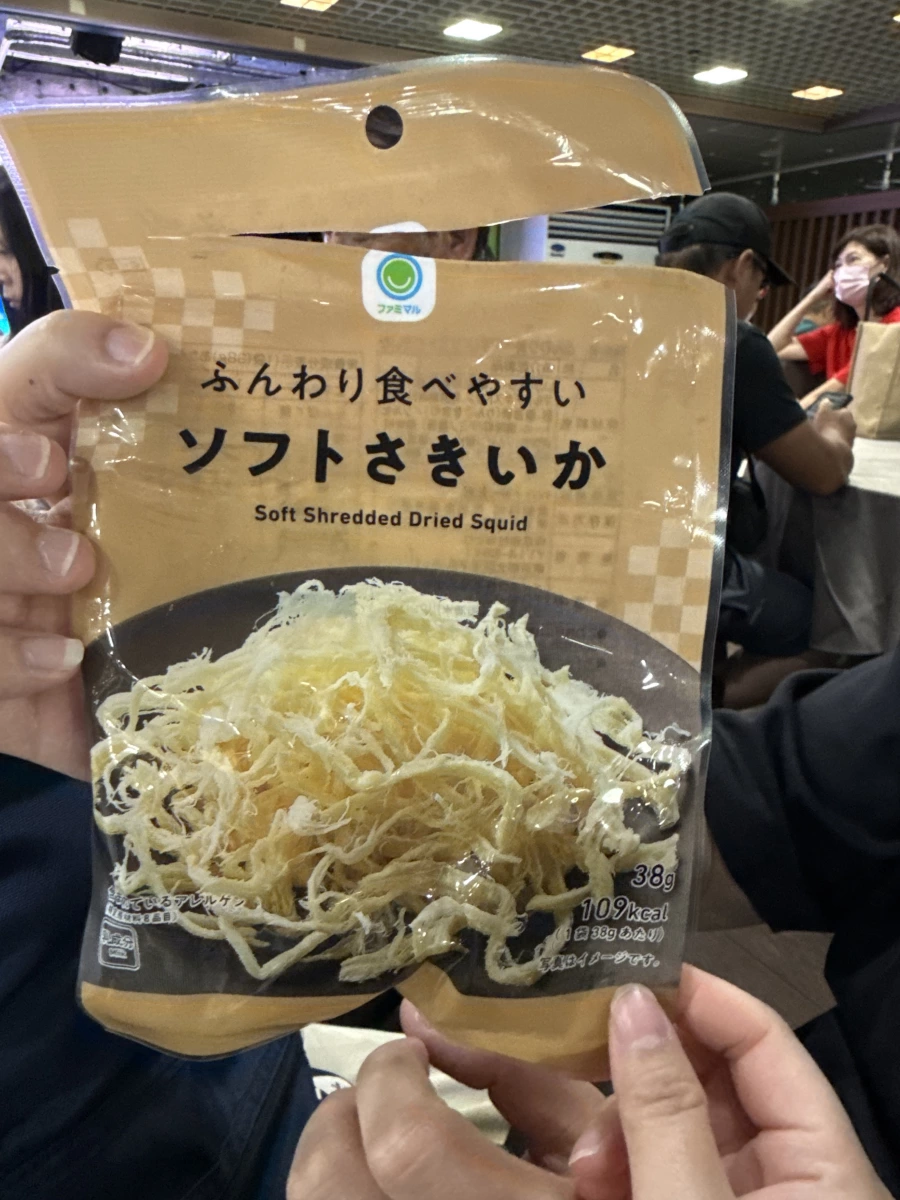 日本全家軟烤魷魚絲