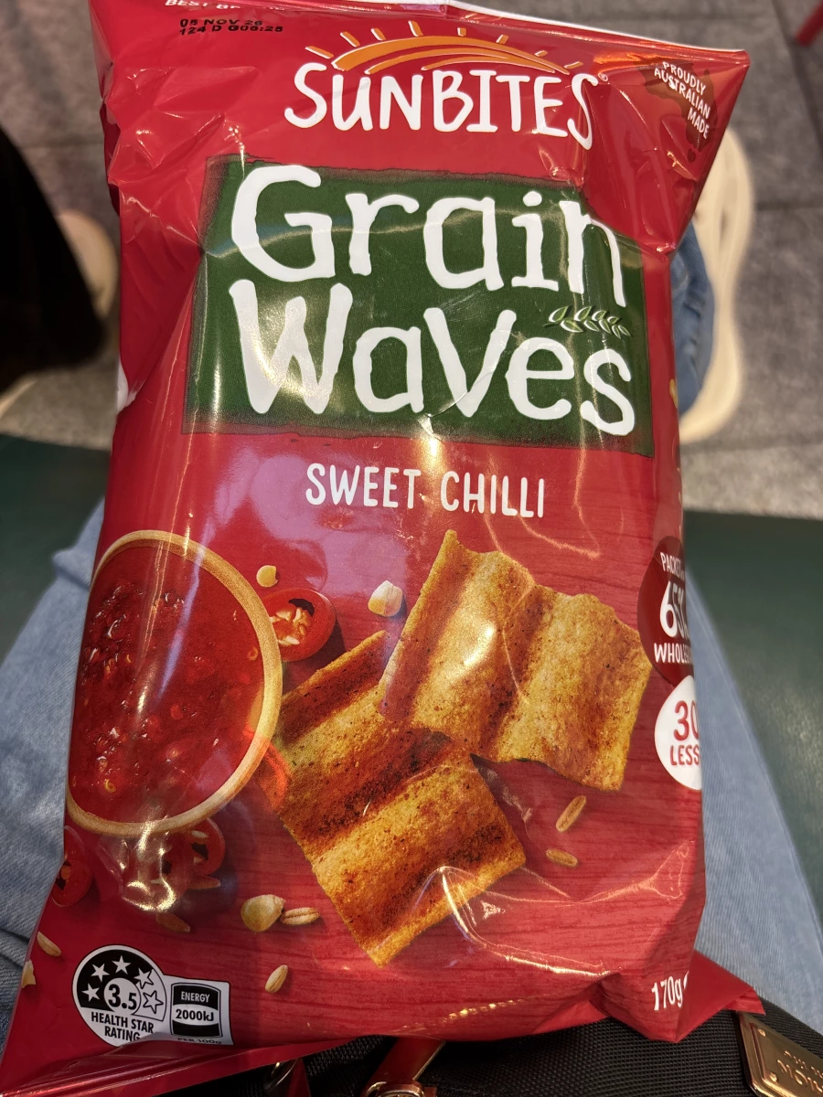 Sunbites Grain Waves 甜辣味波浪穀物片