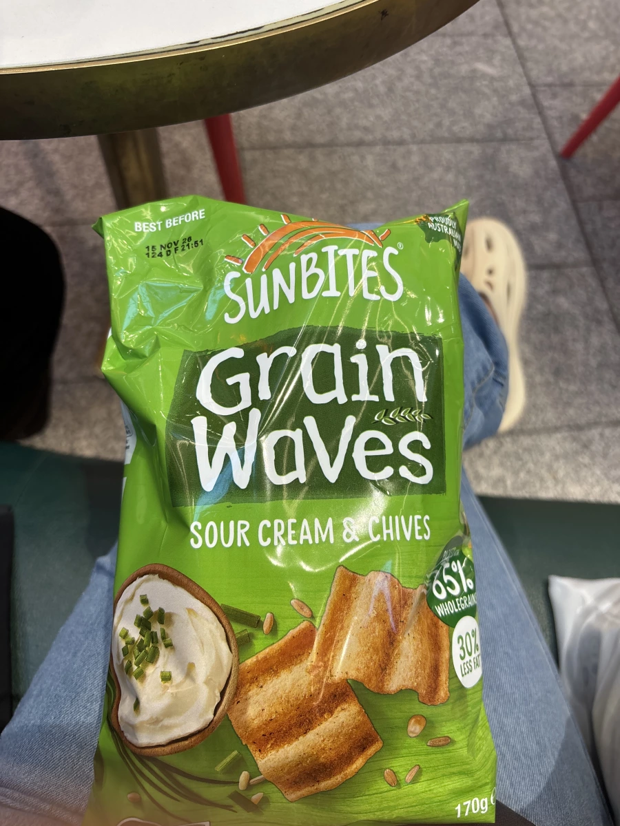 Sunbites Grain Waves 穀物波浪片（酸奶洋蔥口味）