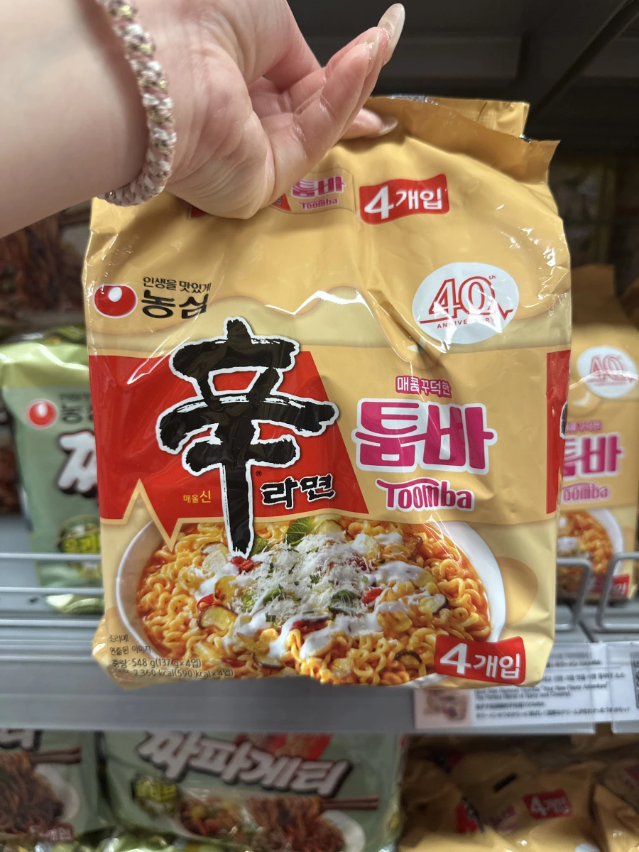 農心辛拉麵 Toomba 奶油起司風味 (4入裝)