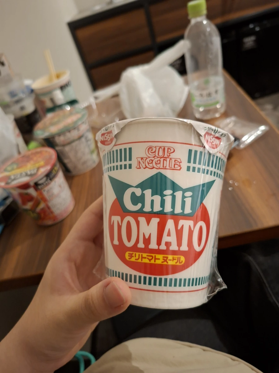 日清杯麵辣椒番茄口味