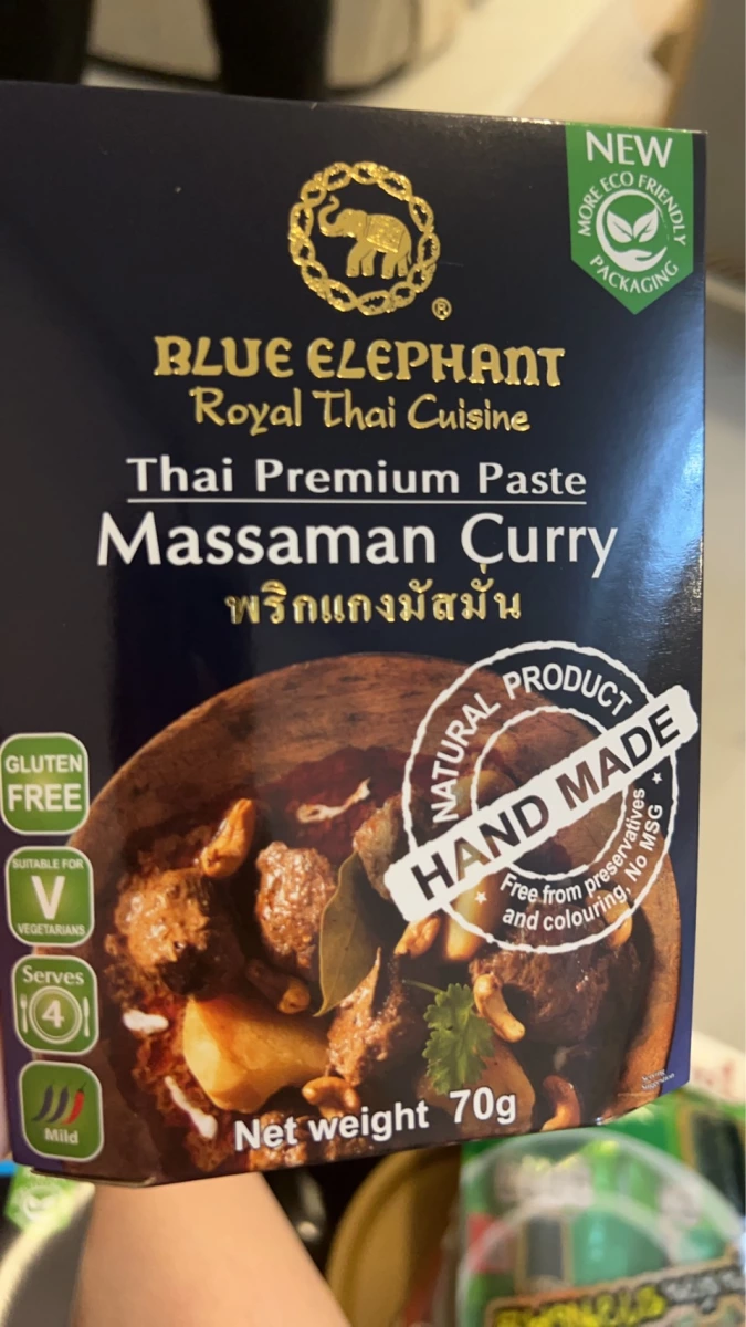 藍象馬沙曼咖哩醬包 (Blue Elephant Massaman Curry Paste)