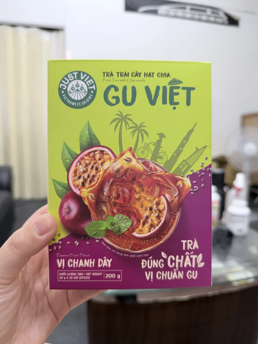越南 GU VIET 百香果奇亞籽果茶包