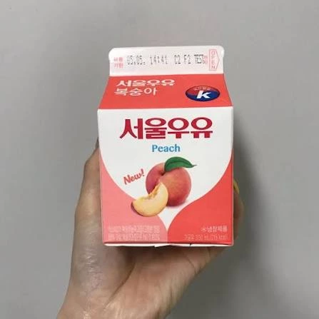 首爾牛奶水蜜桃調味乳