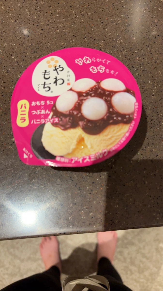 日本井村屋麻糬冰淇淋（香草口味）