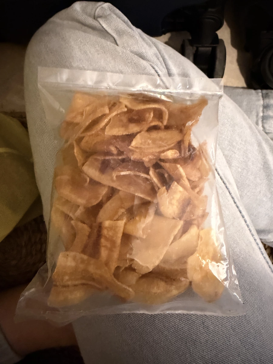 乾燥果乾（疑似香蕉乾或波羅蜜乾）