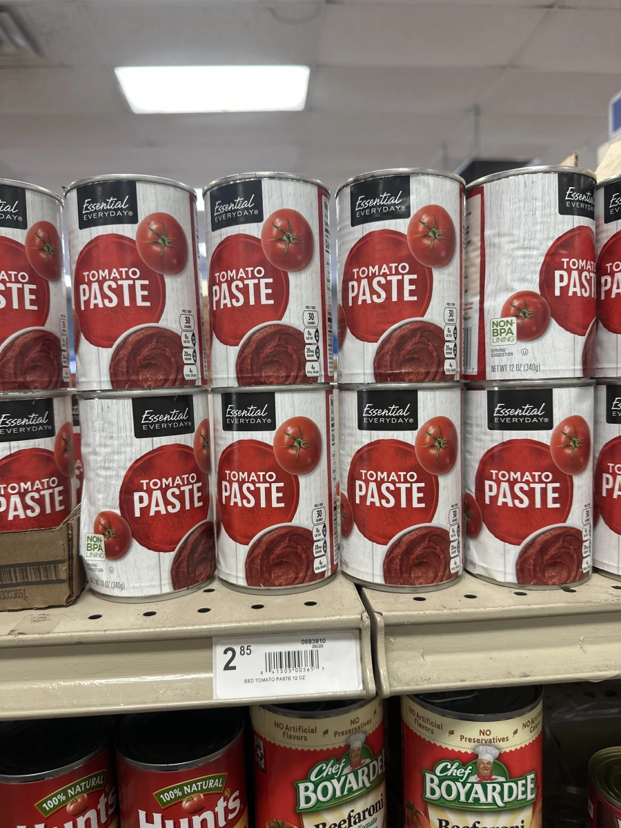 Essential Everyday Tomato Paste (番茄糊罐頭)、Chef Boyardee Beefaroni (牛肉義大利麵罐頭)