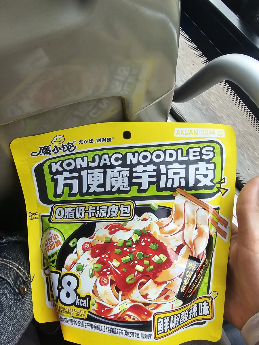 阿寬魔小飽方便魔芋涼皮（鮮椒酸辣味）