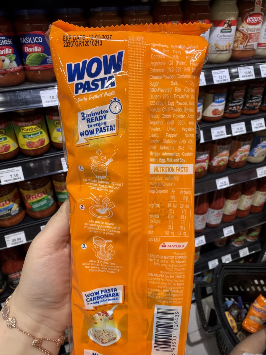 WOW PASTA 即食義大利麵 (培根蛋奶口味)
