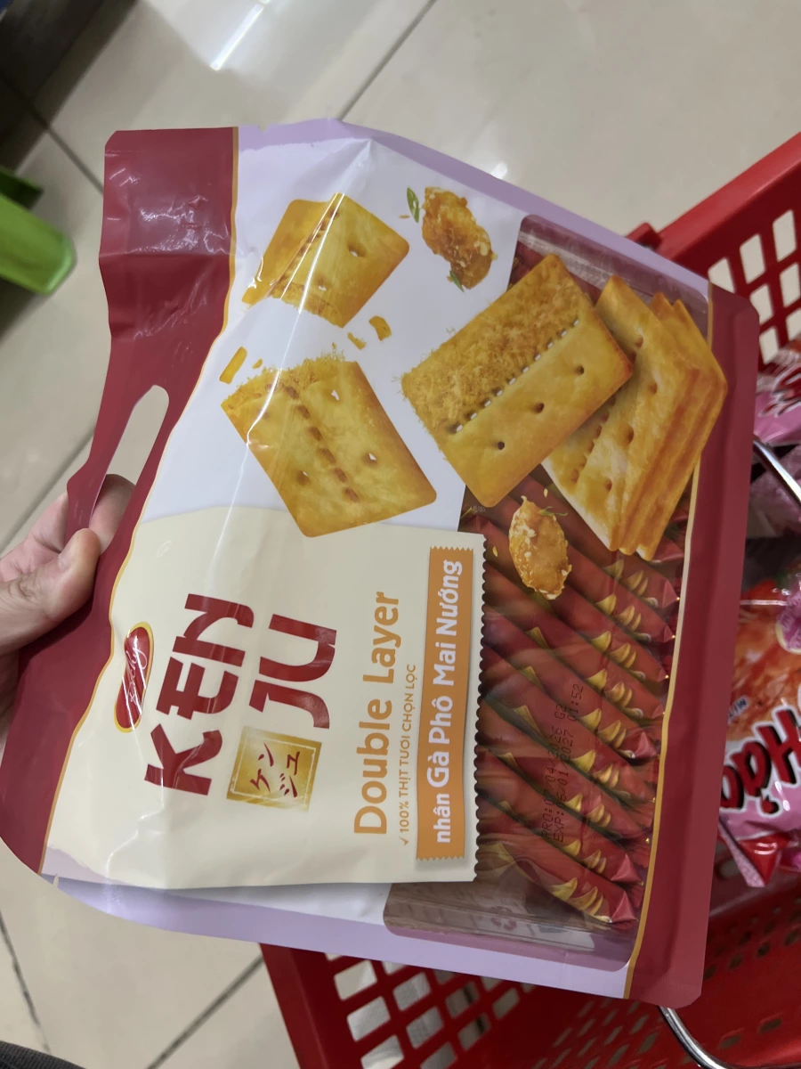 KEN JU 雞肉起司夾心肉鬆餅乾